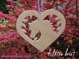 Suspension Cœur cheval