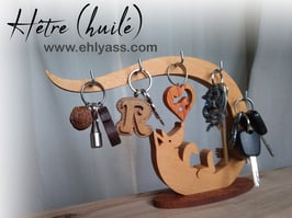 Présentoir à portes-clés Renard joueur