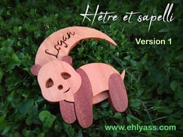 Plaque de porte Panda (deux versions)