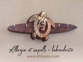 Présentoir mural à portes-clés Tortue