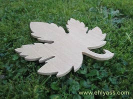 Dessous de verre / plat Feuille d'érable simple