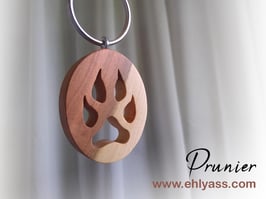 Porte-clé Empreinte patte de loup / chien