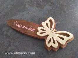 Plaque de porte Papillon