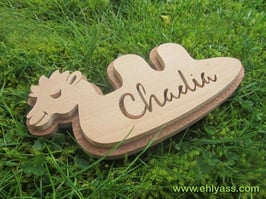 Plaque de porte Chameau