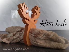 Rond de serviette Cerf (épais)