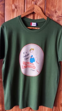 T-Shirt Royal Enfield Pin-Up green
