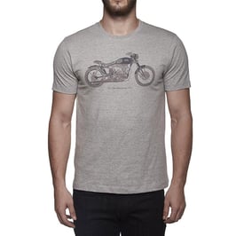 T-Shirt Royal Enfield Classic Skunkworks colore grey RLATSF0000