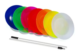 Assiettes à tourner chinoise avec baguette