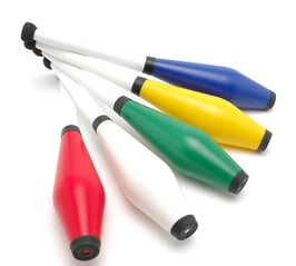 Massue de jonglage pour enfants & débutants (individuelle)