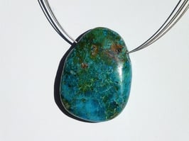 Chrysocolle en pierres percées