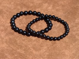 Bracelets en obsidienne noire