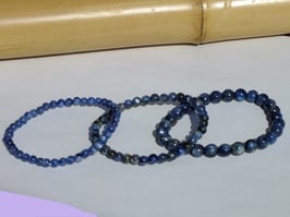 Bracelets en cyanite bleue