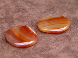 Cornaline en palet roulés