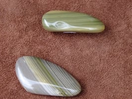 Prase striée en pierres roulées