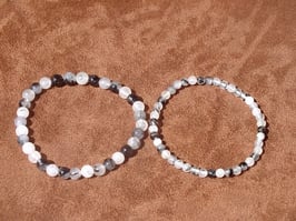 Bracelets en quartz tourmaline