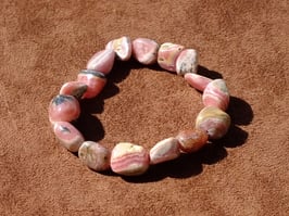 Bracelets en rhodochrosite (irréguliers)