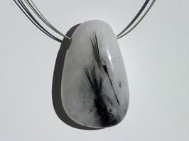 Quartz tourmaline en pierres percées