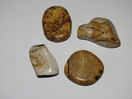 Jaspe paysage en pierres roulées