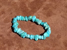 Bracelets en amazonite baroques