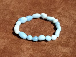 Bracelets en amazonite (irréguliers)