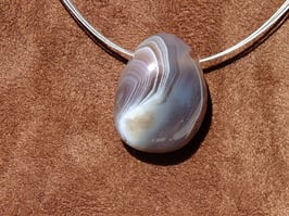 Agate du Botswana en pierres percées