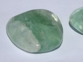 Fluorite verte en palets roulés