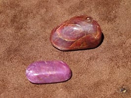 Rubis en pierres roulées