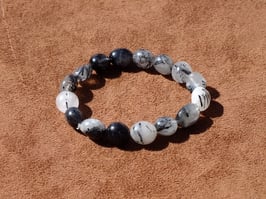 Bracelets en quartz tourmaline (irréguliers)