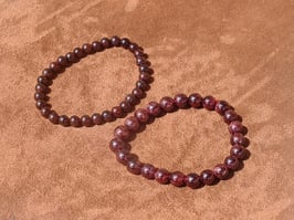 Bracelets en grenat pyrope
