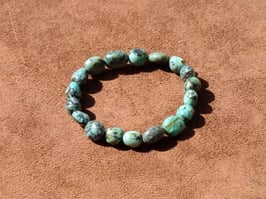 Bracelets en turquoise africaine (irréguliers)