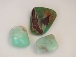 Chrysoprase en pierres roulées