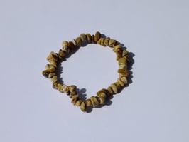 Bracelets en jaspe paysage baroques