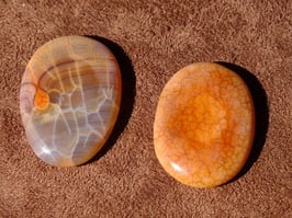 Agate de feu en palets roulés