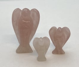 Anges en quartz rose