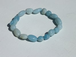 Bracelets en aigue-marine (irréguliers)