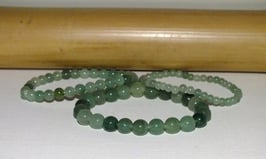 Bracelets en aventurine verte