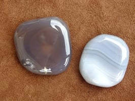 Agate en palets roulés