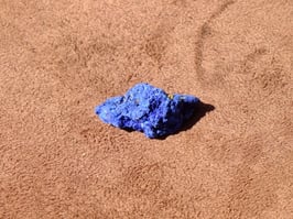 Azurite brute morceau
