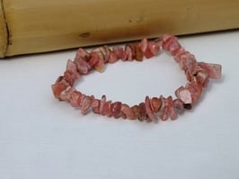 Bracelets en rhodochrosite baroques
