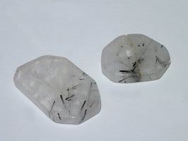 Quartz tourmaline en palets roulés