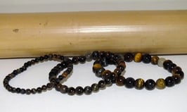 Bracelets en oeil-de-tigre-et-faucon