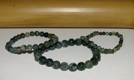 Bracelets en agate mousse