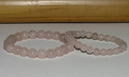 Bracelets en quartz rose