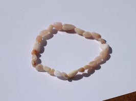 Bracelets en opale des Andes rose (irréguliers)