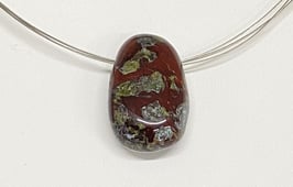 Jaspe de la forêt tropicale en pierre percée