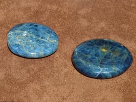 Apatite bleue en palets roulés