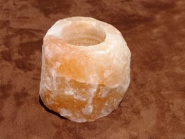 Bougeoirs en sel de l'Himalaya