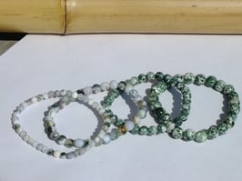 Bracelets en agate d'arbre