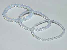 Bracelets en verre opalisé