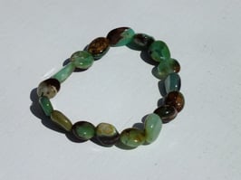 Bracelets en chrysoprase (irréguliers)